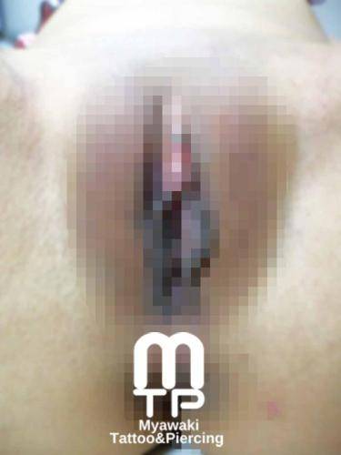 ピアスの部位及び名称：ヴァーテイカルクリトリスフッド