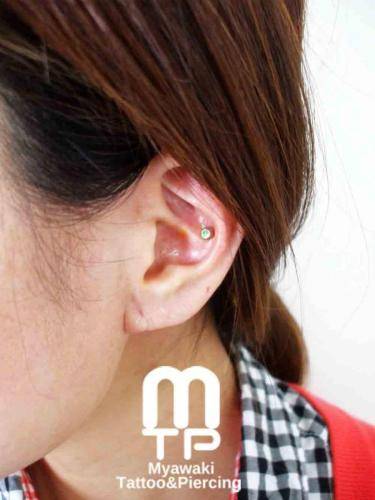 ピアスの部位及び名称：インナーコンク