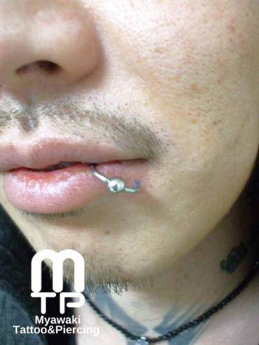 ピアスの部位及び名称：リップ