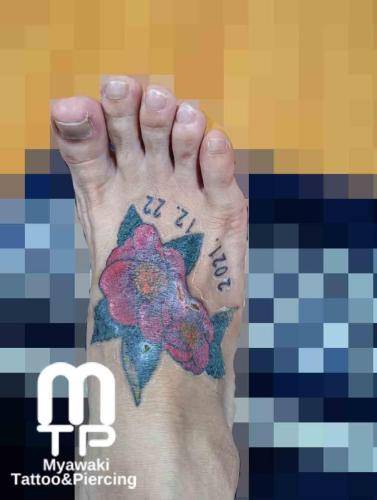 化膿等の症状から回復の途中